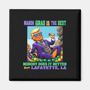 Aimant Donald Trump Lafayette, La Mardi Gras 2025 Aucun F