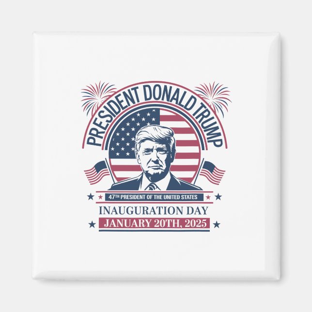 Aimant Donald Trump remporte le 47e président - 2024 Potu (Devant)