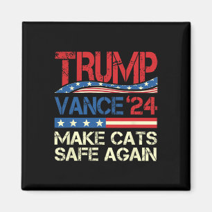 Aimant Donald Trump rend les chats sûrs à nouveau 2024 De