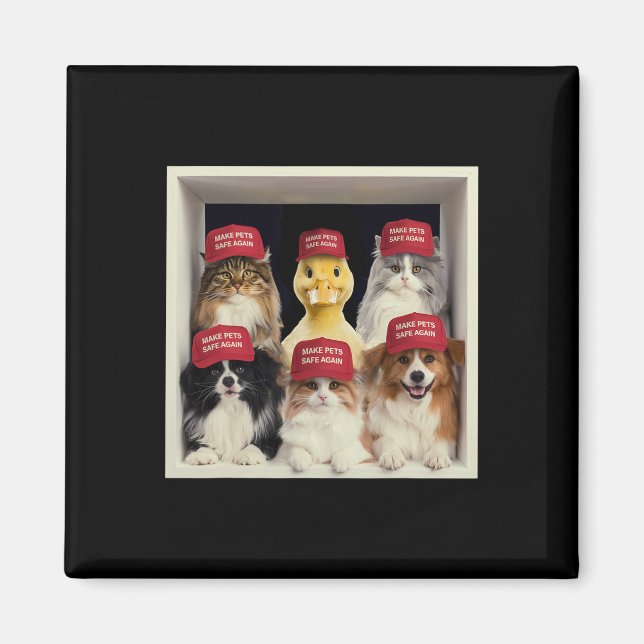 Aimant Donald Trump Rendre les animaux en sécurité Casque (Devant)