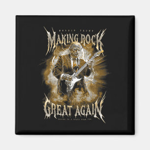 Aimant Donald Trump Rendre sa musique rock Vintage