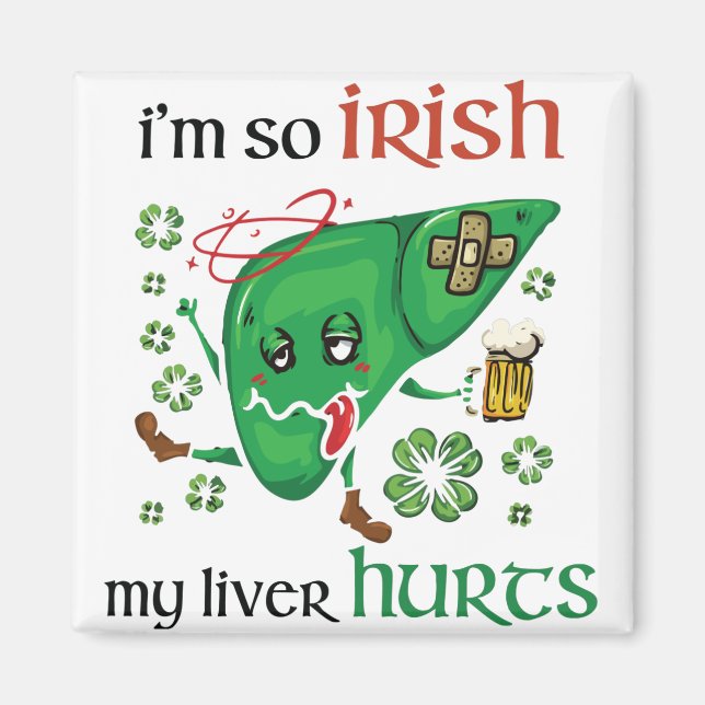 Aimant Donc, mon foie me fait mal en Irlande (Devant)