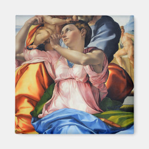 Aimant Doni Tondo, Doni Madona (détail), Michel-Ange, 15