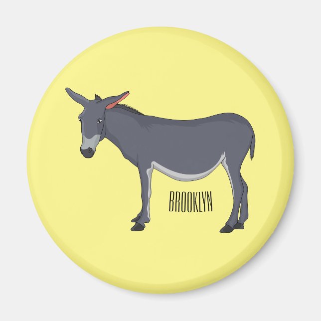 Aimant Donkey cartoon (Devant)