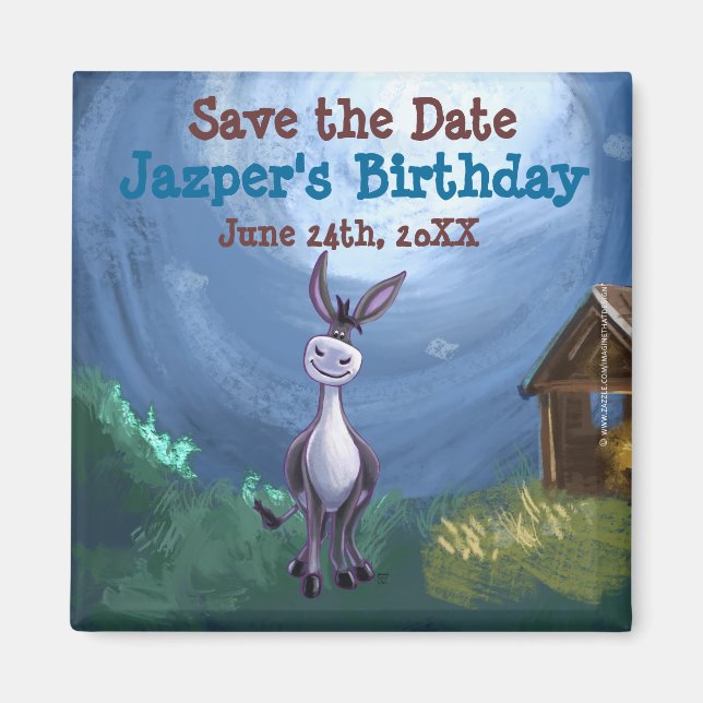 Aimant Donkey Party Center (Devant)