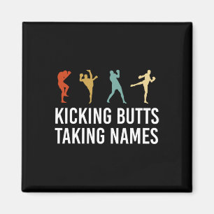Aimant Donner des coups et prendre des noms Kickboxing Ki