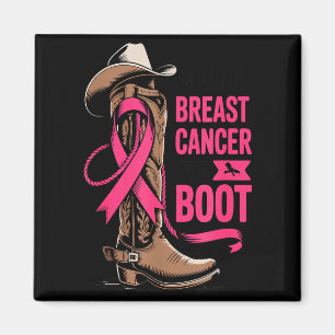 Aimant Donner le cancer du sein la botte conception cowbo