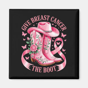Aimant Donner Le Cancer Du Sein La Poubelle Botte Le Canc