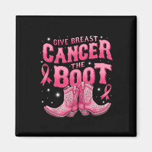 Aimant Donner Le Cancer Du Sein L'Initiale Cowgirl Cancer