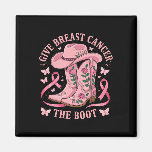 Aimant Donner Le Cancer Du Sein L'Initiale Cowgirl Cancer