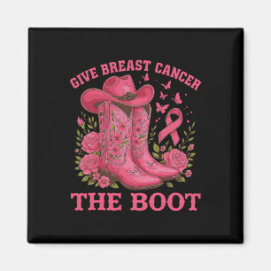 Aimant Donner Le Cancer Du Sein L'Initiale Cowgirl Cancer