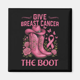 Aimant Donner Le Cancer Du Sein L'Initiale Cowgirl Cancer