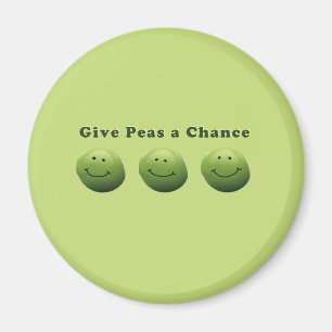 Aimant Donner une chance aux petits pois