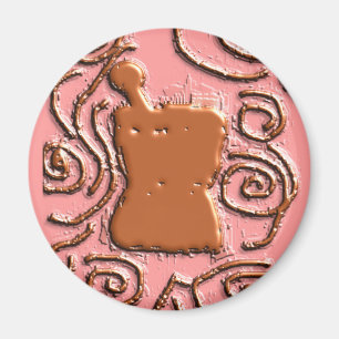 Aimant Dons de design de pilon et de mortier PHARMACISTE