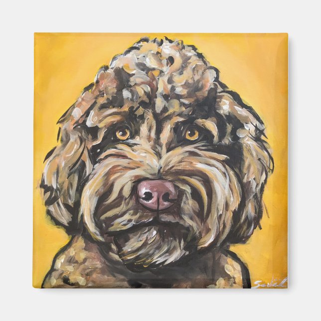 Aimant Doodle au chocolat (Devant)