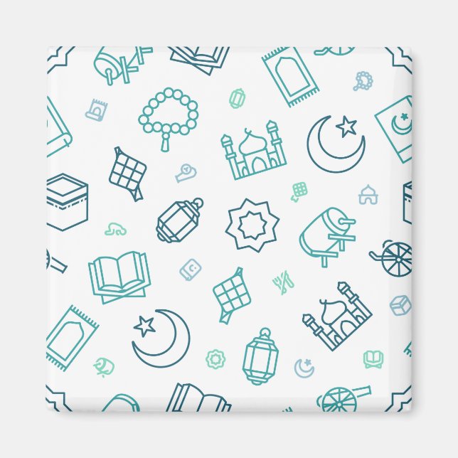 Aimant Doodles Ramadan (Devant)