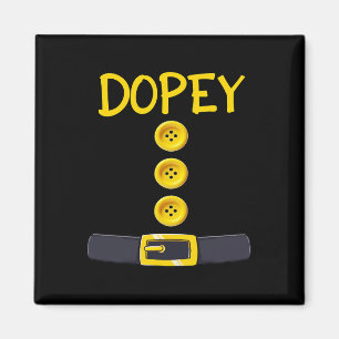 Aimant Dopey Nwarf Halloween Costume Couleur Correspondan