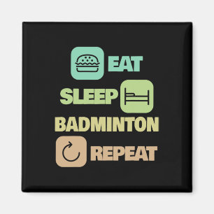 Aimant Dormir - Répétition de badminton - Joueur de badmi