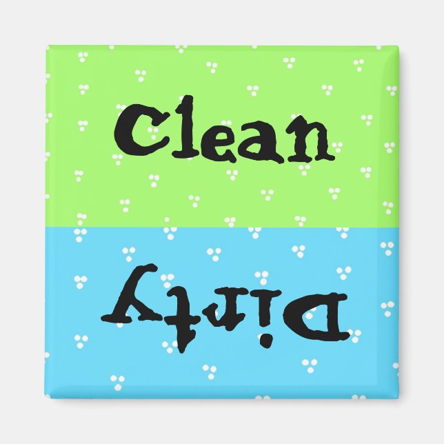 Aimant Dot propre et sale (Devant)