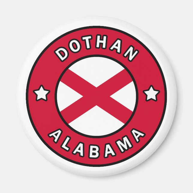 Aimant Dothan Alabama (Devant)