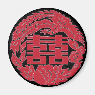 Aimant Double bonheur Phoenix