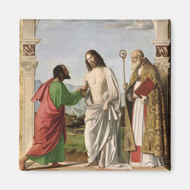 Aimant Doubting Thomas with St. Magnus, c.1504-05 (Devant)