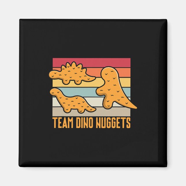 Aimant Doudou Nugget de Poulet Dinosaure  (Devant)