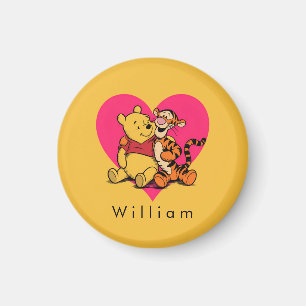 Aimant Doux Winnie l'ourson et Tigger