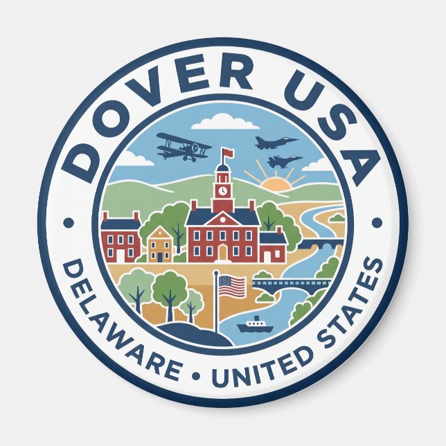 Aimant Dover, Delaware, États-Unis Delaware (Devant)