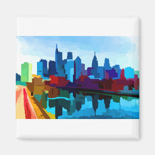 Aimant Downtown Philadelphia Pennsylvania Skyline