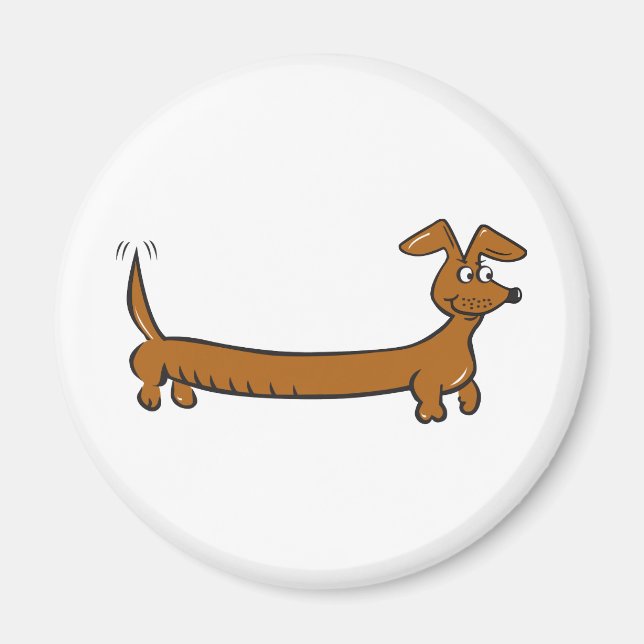 Aimant Doxie Dachshund (Devant)