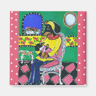 Aimant Doxie Maman & Baby