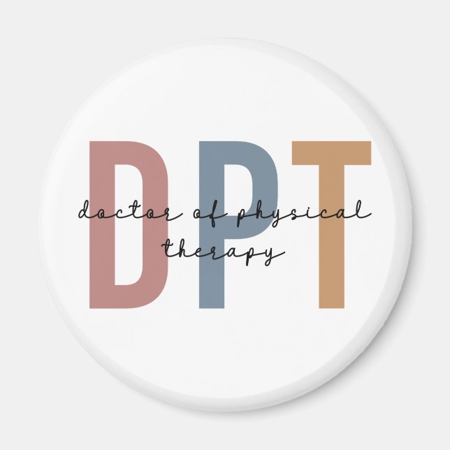 Aimant DPT Docteur en physiothérapie (Devant)