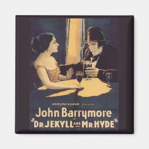 Aimant Dr Jekyll et M. Hyde Poster de film Vintage