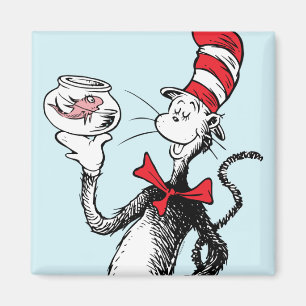 Aimant Dr Seuss Chat dans le Casquette & Krinklebine