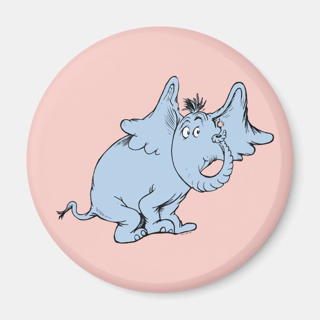 Aimant Dr. Seuss | Horton Côté Regard (Devant)
