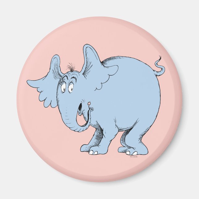 Aimant Dr. Seuss | Horton entend un qui! (Devant)
