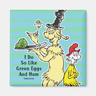 Aimant Dr. Seuss Les Œufs verts au jambon Ami & Sam-I