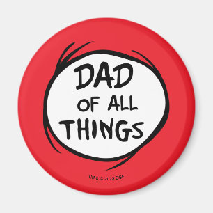 Aimant Dr Seuss Thing One Thing Two - Papa de toutes chos
