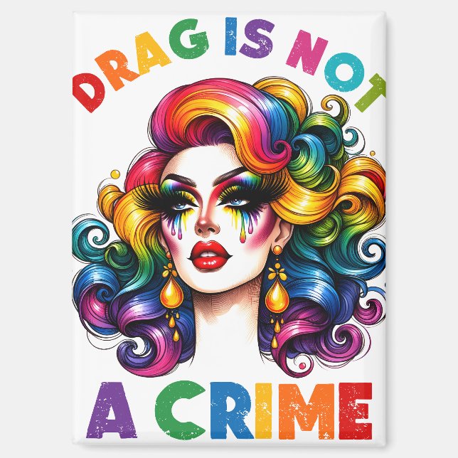 Aimant Drag N'Est Pas Un Crime (Recto)