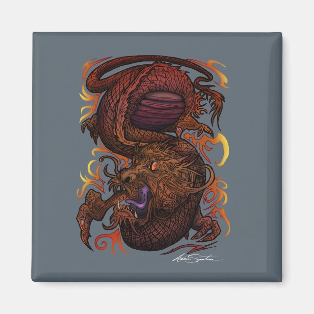 Aimant Dragon (Devant)