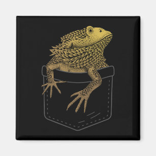 Aimant Dragon Arte Pour Hommes Femmes Enfants Beared Drag