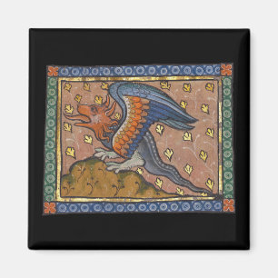 Aimant Dragon Bestiaire Médiéval c. 1270