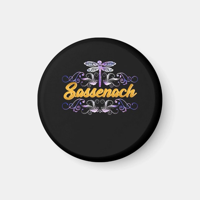 Aimant Dragon bleu de Sassenach Outlander (Devant)