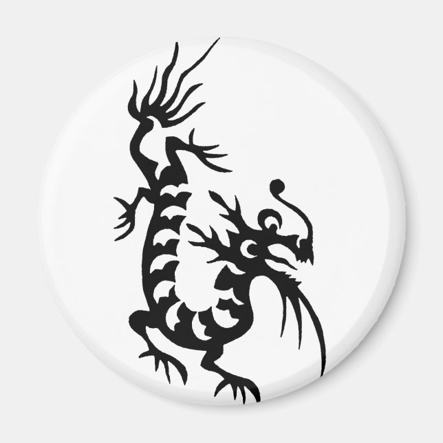 Aimant Dragon chinois (Devant)