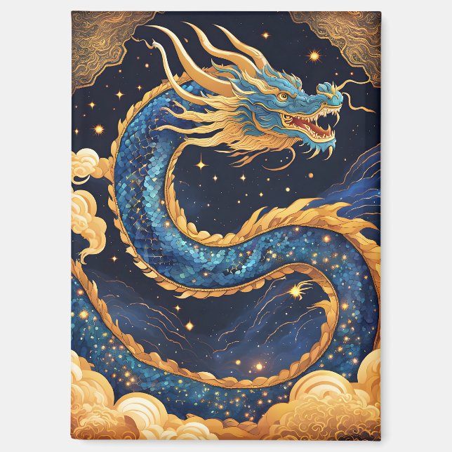 aimant dragon chinois (Recto)