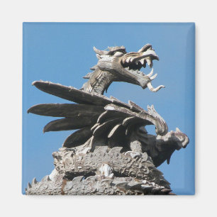 Aimant Dragon, City Hall Cardiff, Pays de Galles, Royaume