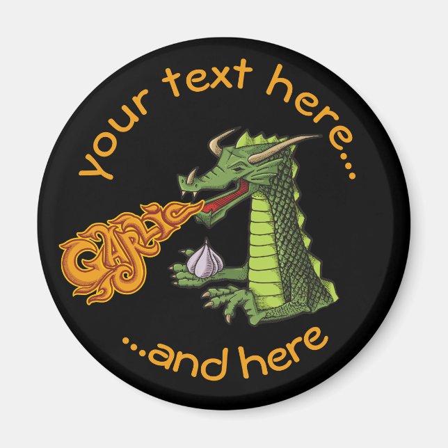 Aimant Dragon d'ail (Devant)