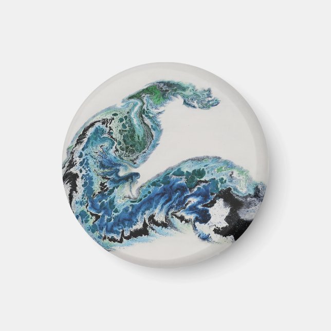Aimant Dragon dans les Vagues – Énergie magnétique océani (Devant)