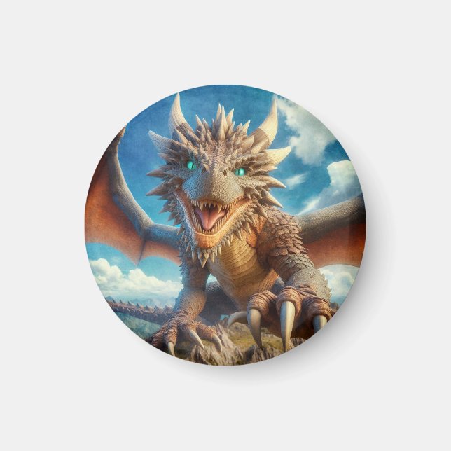 Aimant Dragon de la montagne (Devant)